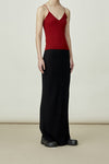 SWAYING/KNIT V-neck knitted camisole SW24RE1T01 red